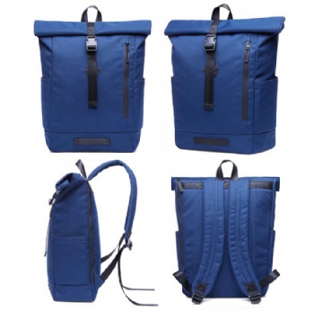 Lifestyle top-loading rucksack rollup college backpack bag