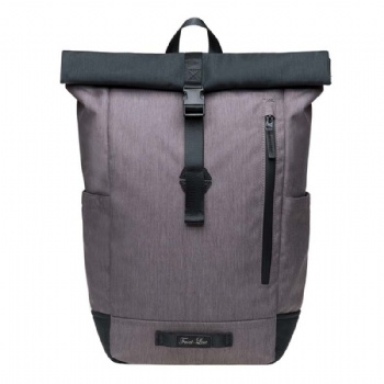 Trendy rPET rolltop laptop backpack bag school rucksack