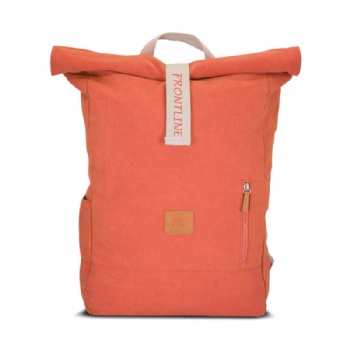 Handy girls canvas rolltop backpack lady rucksack