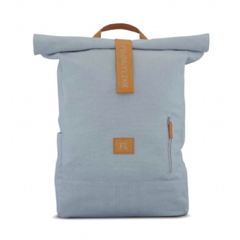 Promotional cheap canvas rolltop commuter's back pack