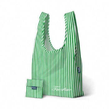 Promotional branding rPET foldable T-shirt shaped shopping tote bag