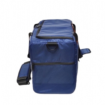 TSA approved blue nylon weekender duffel bag,trainning duffle bags