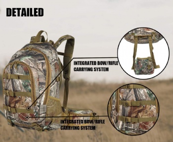 New real tree camouflage dry foliage bag tree camo backpack for hunting,hiking,camping