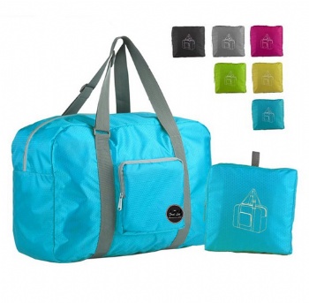 Unique durable ripstop nylon travel extra duffle bag versatile foldable compact flight carry-on