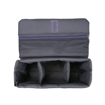 Versatile Vintage Canvas Leather Shoulder Bag Messenger Bag with DSLR SLR Camera Insert Case