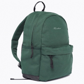 Chic Burgundy 16OZ Canvas rucksack backpack for female