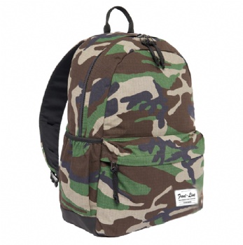Ripstop woodland camouflage casual college backpack schoolbag