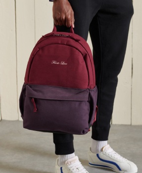 Old school colored 600D polyester backpack bag for college girls