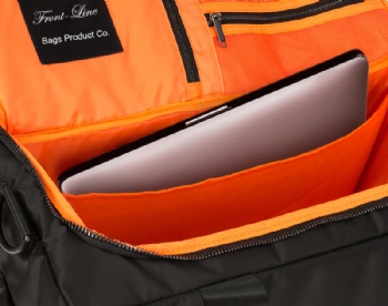Functional sports gym duffle bag with wall dividers inside