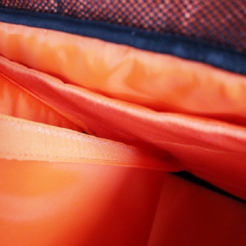 Functional sports gym duffle bag with wall dividers inside