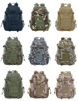 Ergonomic olive drab tactical MOLLE rucksack military gear backpack bag