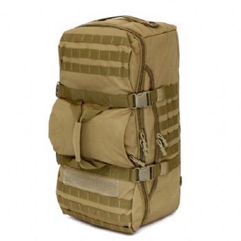 Ex-large 3-in-1 conventible brown travel luggage bag gear duffle backpack