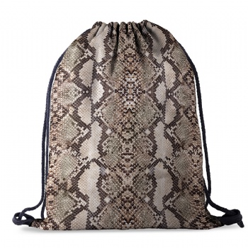Women's Digital Printing Draw String Backpack Printed Rucksack Bag