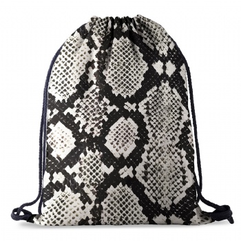 Women's Digital Printing Draw String Backpack Printed Rucksack Bag