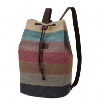 European-style large merged canvas haversack girls retro rucksack fashion backpack
