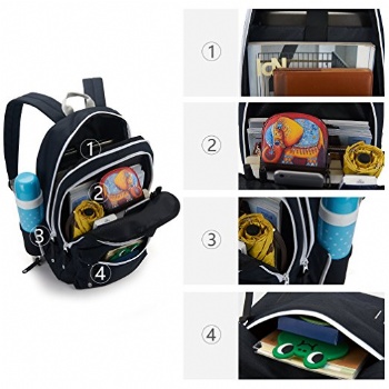 Black stylish girls back pack school bag packs for teenagers