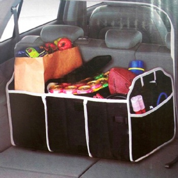 China Factory Direct Wholesale Foldable&Collapsible Backseat Car&Trunk Organizers with Insulated Cooler Bag
