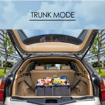China Factory Direct Wholesale Foldable&Collapsible Backseat Car&Trunk Organizers with Insulated Cooler Bag