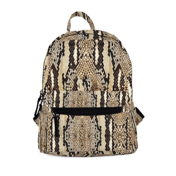 Girls beautiful python skin printing mini back pack rucksack bags