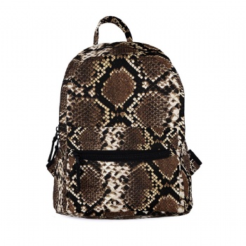 Girls beautiful python skin printing mini back pack rucksack bags