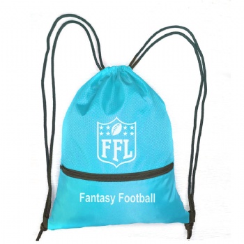 Water repellent nylon multipurpose drawstring bag sackpack unisex