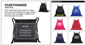 Versatile drawstring bagpack gymsack cinch bags-born for sports