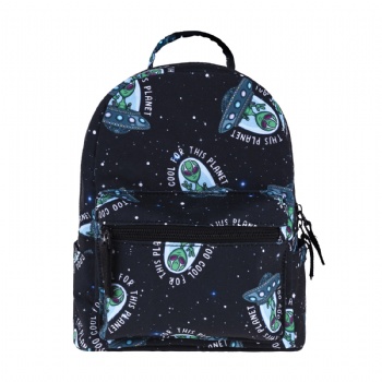 Customizable nice full print mini leisure backpack for kids and adults