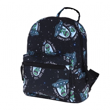 Customizable nice full print mini leisure backpack for kids and adults