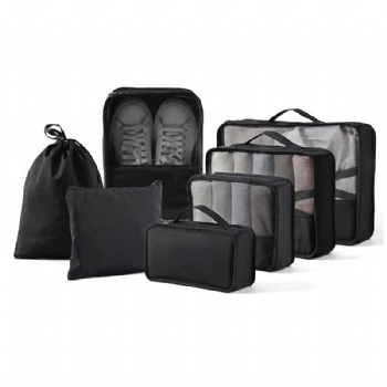 Factory direct branded compression travel packing bag travel organizer packing cubes 7pcs