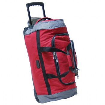 Large 31 inch rolling upright duffel bag rugged made