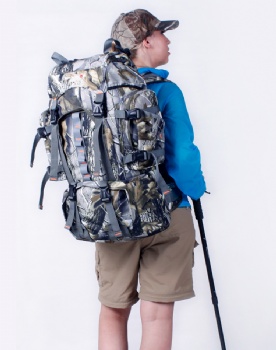 Large capacities Mountaineering Bag 80L Backpack Outdoor Bionic Camouflage Backpack Hiking Bag