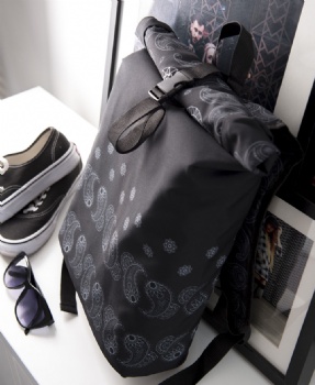 Brand new full printing courier rucksack backpack rollup casual daypack