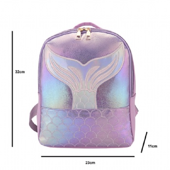 Female's PU leather backpack day pack