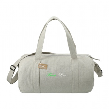 Repose 10oz Recycled Cotton Barrel Duffel Bags