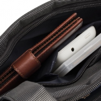 13.3 inches high quality slim laptop brief case black office bag for computer macbook