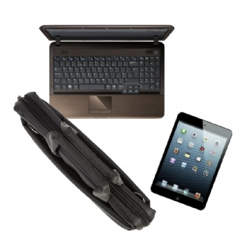 13.3 inches high quality slim laptop brief case black office bag for computer macbook