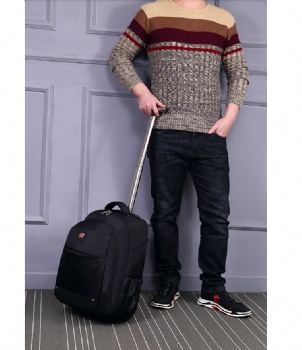 High Quality Ballastic Nylon Wheeled Laptop Backpacks Computer Bags for Men