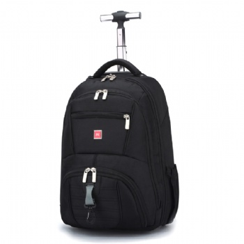 Men's Nylon Laptop Backpack Bag on Wheels