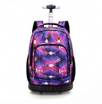 Custom sublimated rolling school back pack bags