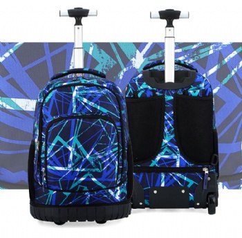 Custom sublimated wheeled rucksack daypacks for school