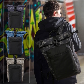 Life style top closure buckle rucksack backpack rollup casual daypack