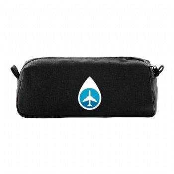 12oz Cotton Canvas Travel Pouch for toiletries, cosmetics or other travel necessities
