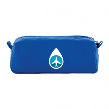 12oz Cotton Canvas Travel Pouch for toiletries, cosmetics or other travel necessities