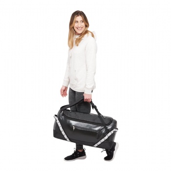 Classic waterproof coated polycanvas sports duffel backpack combined