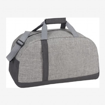 Environmentally-friendly RPET Two-Tone Recycled Sport Duffel