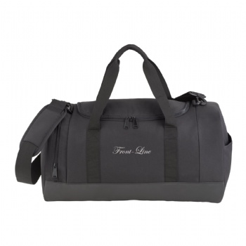 Classic 100% eco-friendly rPET polyester duffel gym bag water resistant