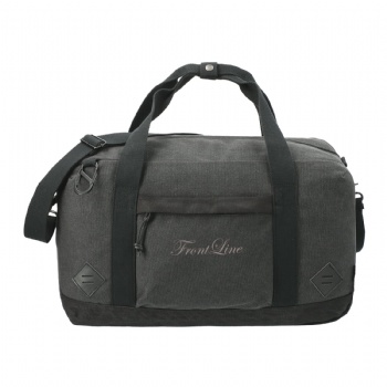 Custom rugged cotton canvas specialty duffel bag