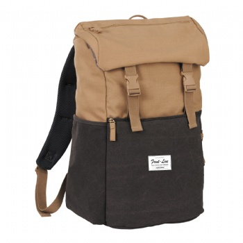 Durable 16oz cotton canvas computer backpack bag