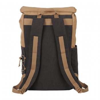 Durable 16oz cotton canvas computer backpack bag
