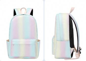 Chic sublimation backpack digital printed school bag